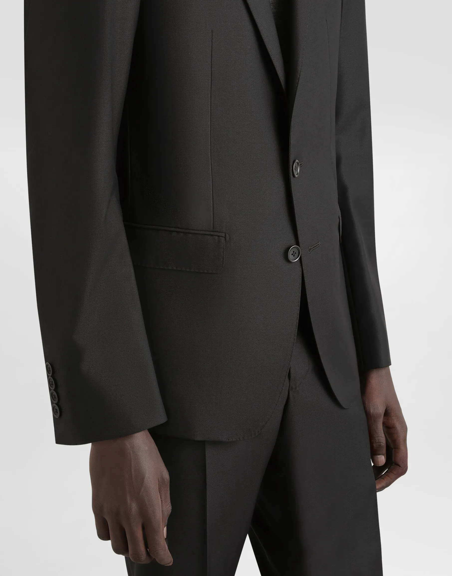 Wool and silk Martini-fit suit
