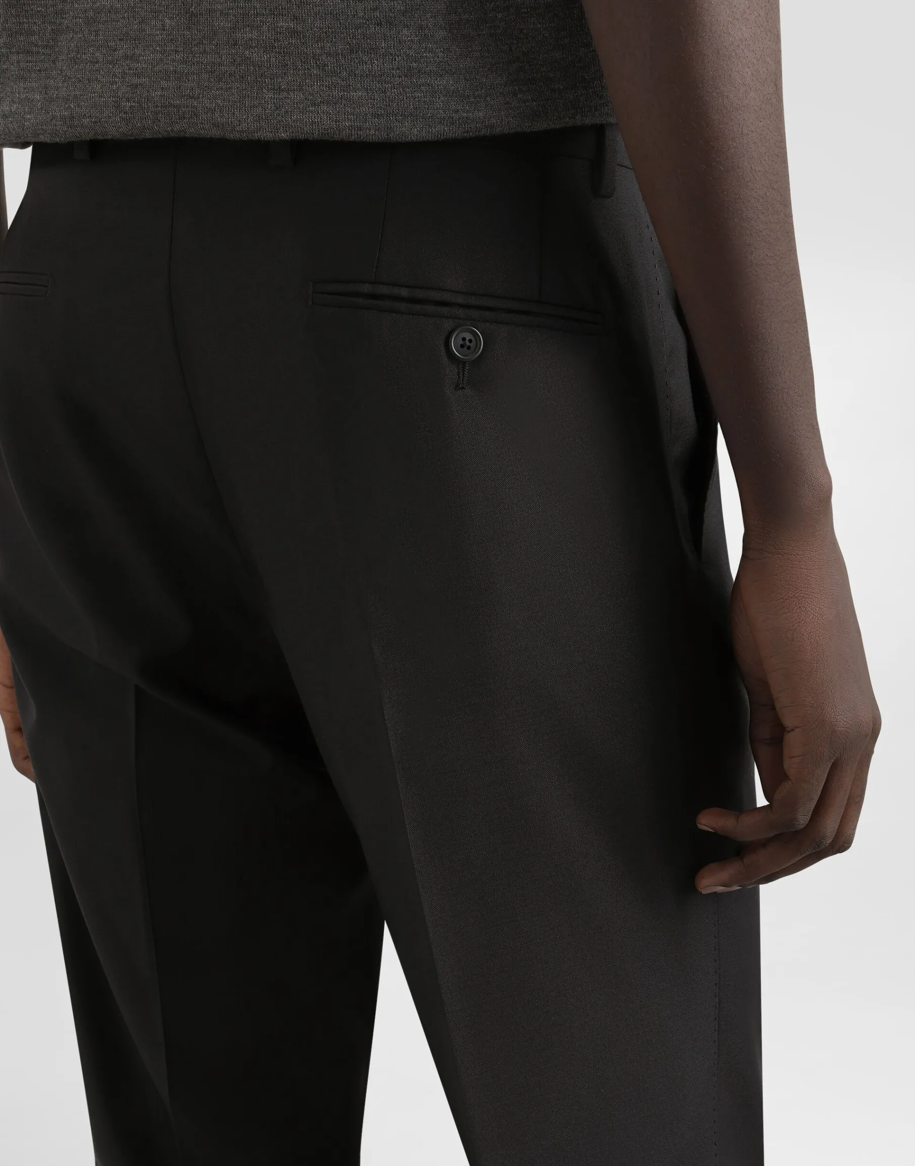 Wool and silk Martini-fit suit