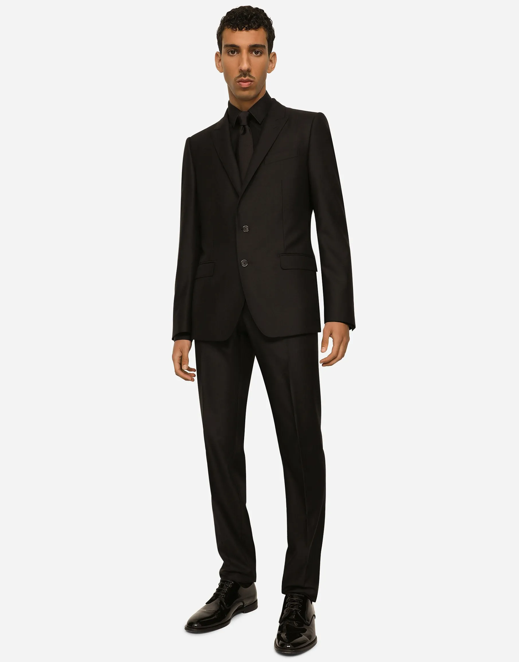 Wool and silk Martini-fit suit