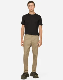 Wool and silk pants