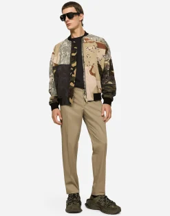 Wool and silk pants