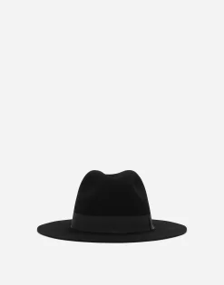 Wool felt fedora hat