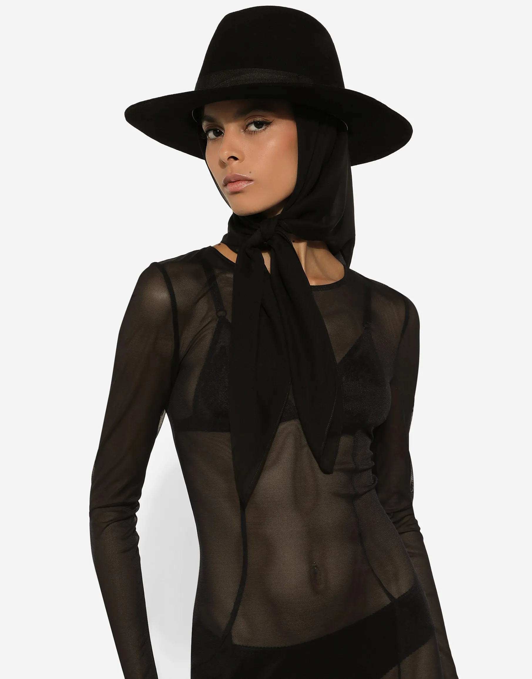 Wool felt fedora hat