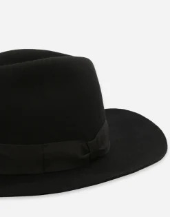Wool felt fedora hat