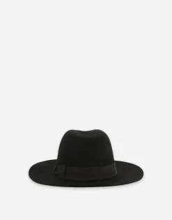 Wool felt fedora hat