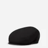 Wool flat cap