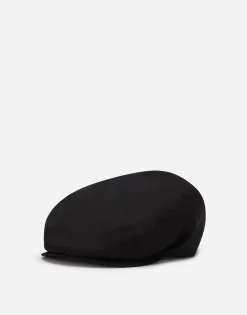 Wool flat cap