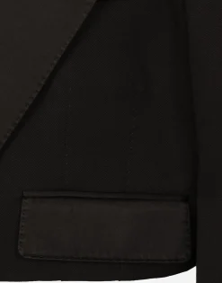 Wool gabardine Spencer tuxedo jacket