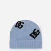 Wool jacquard hat with DG logo