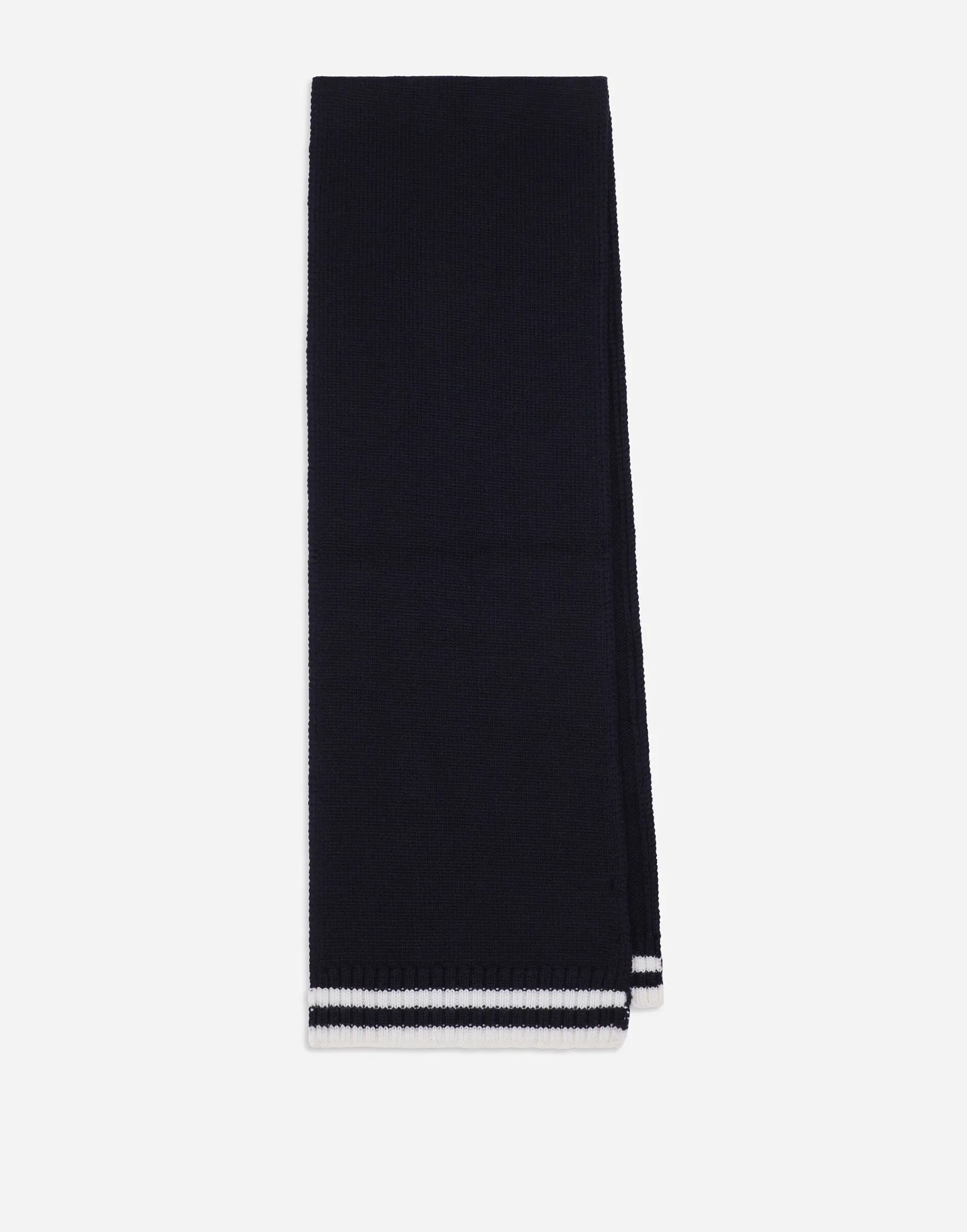 Wool jacquard scarf with Dolce&Gabbana logo