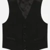 Wool jacquard vest with DG logo
