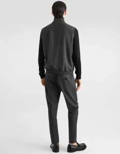 Wool jogging pants