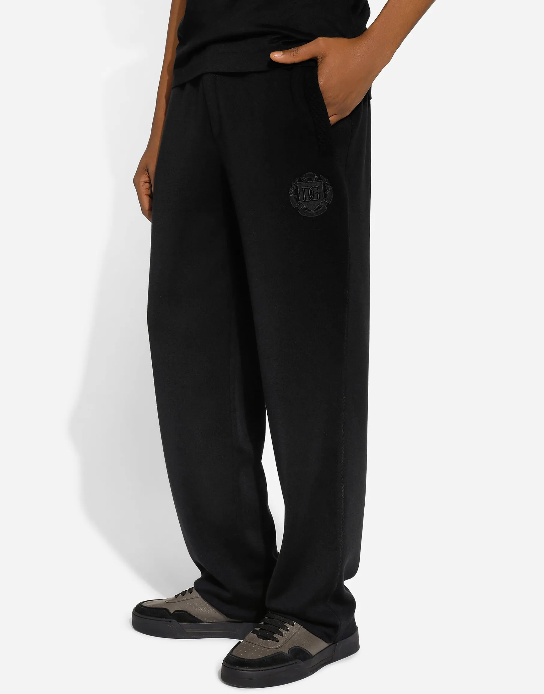Wool jogging pants
