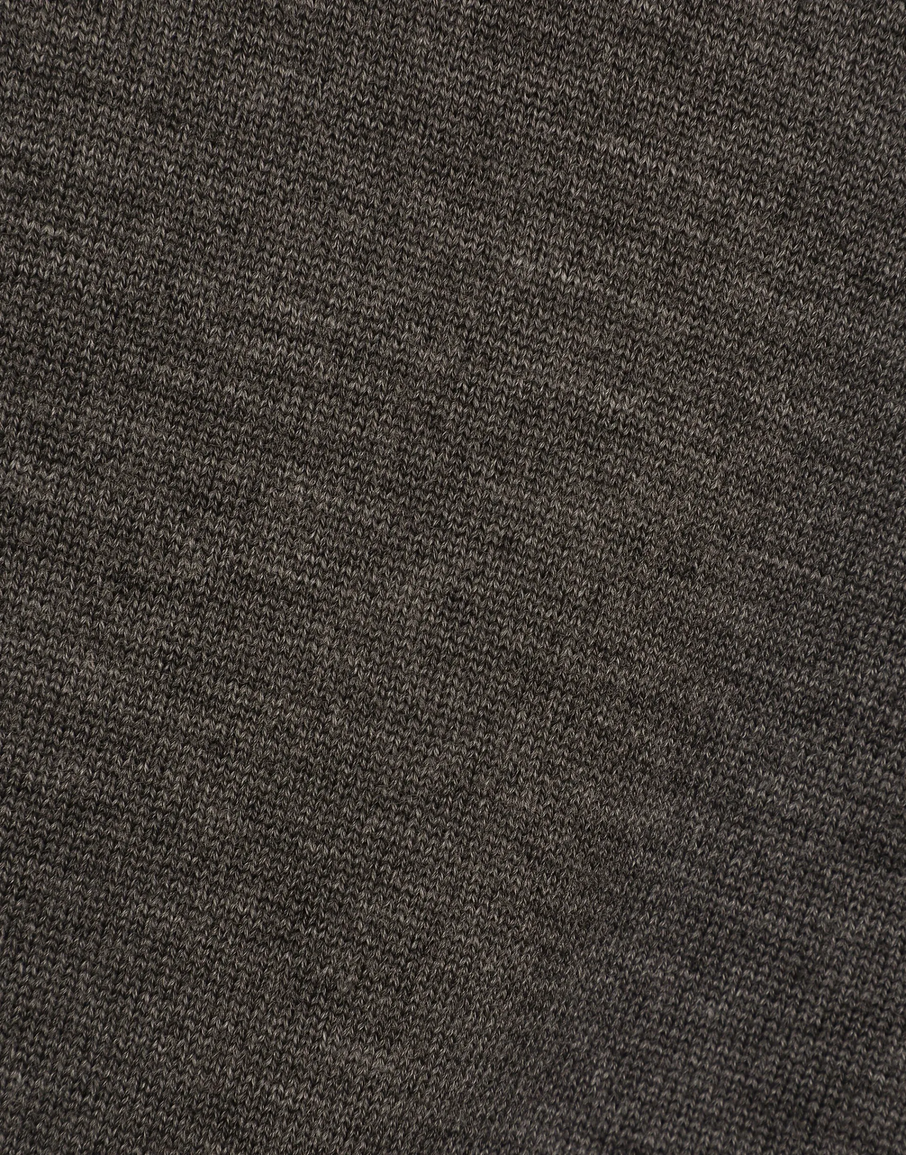 Wool polo-shirt with branded tag