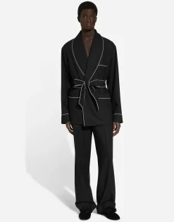 Wool robe