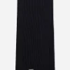 Wool scarf with DG patch