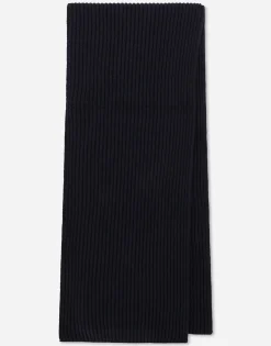 Wool scarf with DG patch