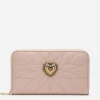 Zip-around Devotion wallet in nappa leather