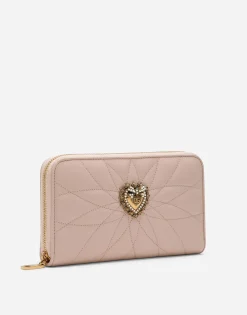 Zip-around Devotion wallet in nappa leather